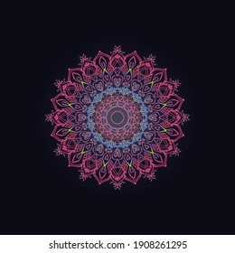decorative concept abstract mandala illustration