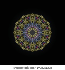 decorative concept abstract mandala illustration