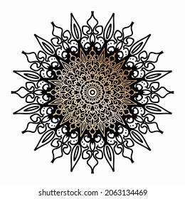 decorative concept abstract mandala illustration. EPS 10