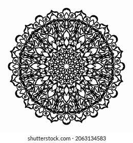 decorative concept abstract mandala illustration. EPS 10