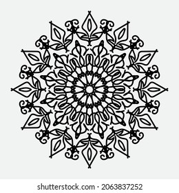 Decorative concept abstract mandala illustration. EPS 10
