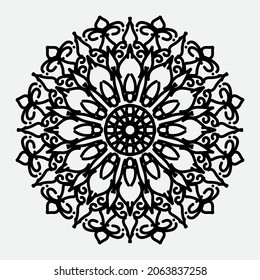 Decorative concept abstract mandala illustration. EPS 10