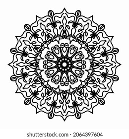 decorative concept abstract mandala illustration. EPS 10