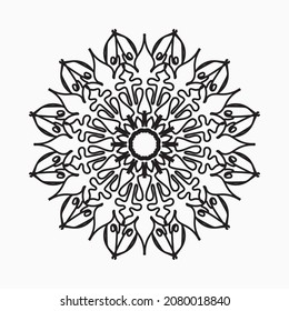 decorative concept abstract mandala illustration. EPS 10