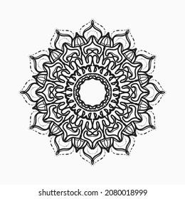 decorative concept abstract mandala illustration. EPS 10