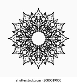 decorative concept abstract mandala illustration. EPS 10