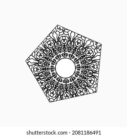 decorative concept abstract mandala illustration.