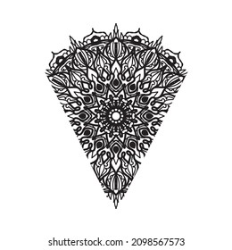 decorative concept abstract mandala illustration. EPS 10
