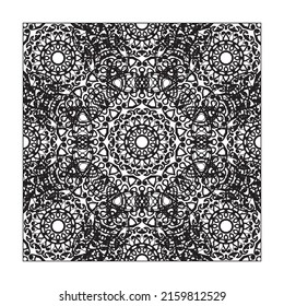 decorative concept abstract mandala illustration.