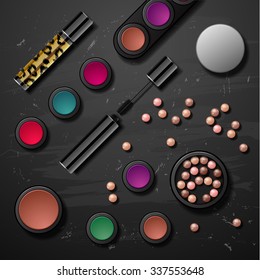 decorative cosmetics  make up accessories beauty store