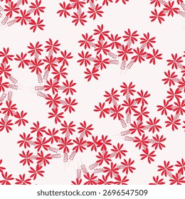 Decoração criativa floral boho padrão sem costura