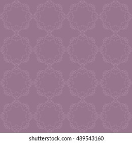 Decorative creative floral seamless pattern. 