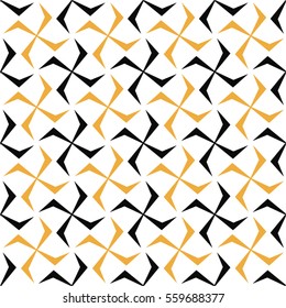 Decorative cross mesh pattern, seamless vector background.