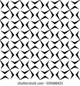 Decorative cross mesh pattern, seamless vector background.