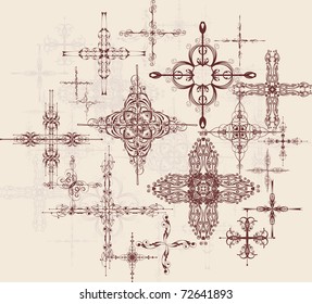 decorative crosses