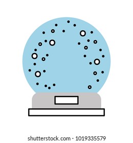 Decorative crystal ball icon