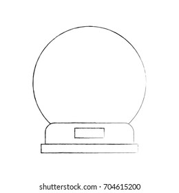 Decorative crystal ball icon