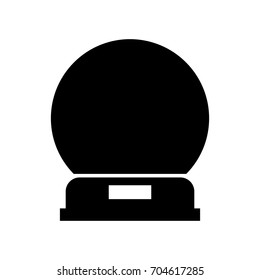 Decorative crystal ball icon