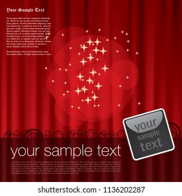 Decorative Curtain Background