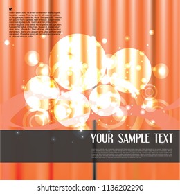 Decorative Curtain Background