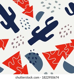 Decorative cutes, simple, and unique wallpaper. Good for printing. With White Background vector. Pattern for wrapping paper and fashion prints.