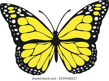 Decorative daisy botanical blossoms retro vintage style Vector illustration design for fashion, tee, t shirt, print, poster, graphic, background butterfly