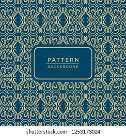 Decorative Damask pattern background