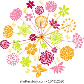 Decorative dandelion
