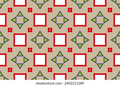  Decorative design in abstract style with rectangles. Pattern for commercials. 