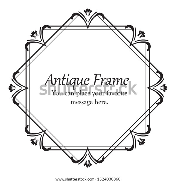Decorative Design Beautiful Frame Frame Design\
Template Antique Vintage\
Luxury