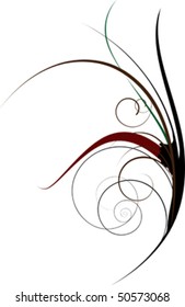 decorative design in black and green color