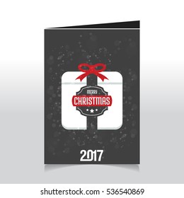 Decorative design for a Christmas flyer