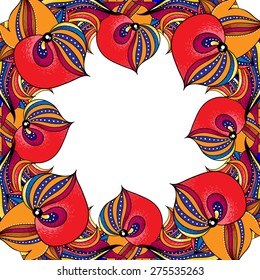 Decorative design element in asian style. Vector format.