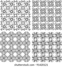 Decorative design elements. Patterns set. abstract vector art