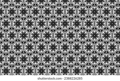 Decorative design elements seamless pattern for decoration for your works 002