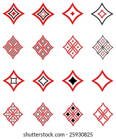 Decorative design elements. Vector.