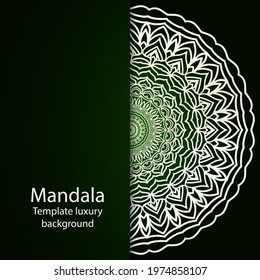 decorative design of mandala. Vector illustration. Floral ornament