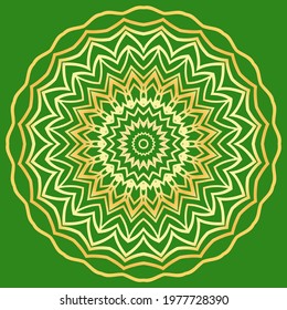 decorative design of mandala. Vector illustration. Floral ornament