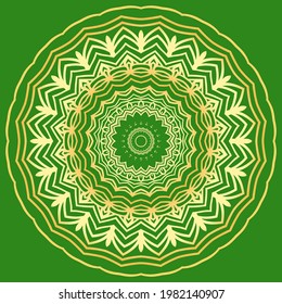 decorative design of mandala. Vector illustration. Floral ornament