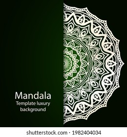 diseño decorativo de mandala. Ilustración vectorial. Ornamento floral