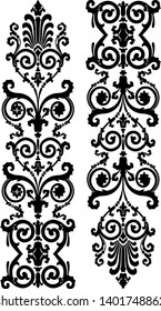 decorative design monogram ornament vector