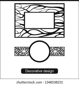 decorative design, vector