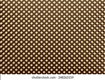 decorative diagonal design pattern for a fence