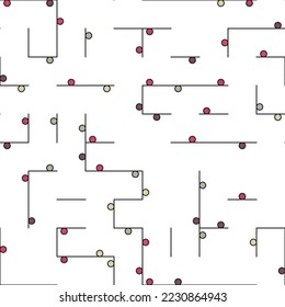 Decorative diagram colorful geometric figures background illustration