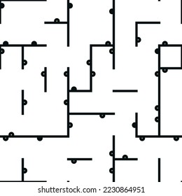 Decorative diagram colorful geometric figures background illustration