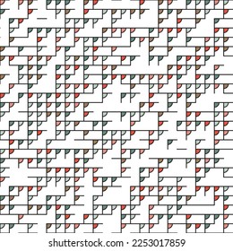 Decorative diagram colorful geometric figures background illustration