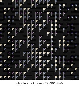 Decorative diagram colorful geometric figures background illustration