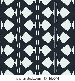 decorative diamond, monochrome pattern, seamless vector background.