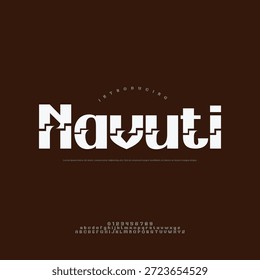 A decorative and distinctive font design inspired by global patterns and cultural heritage motifs.