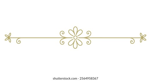 decorative divider border. floral divider